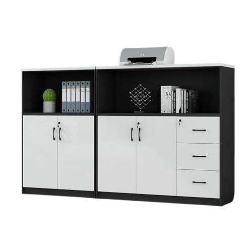 Aktenschränke Büroaufbewahrung, kurzer Aktenschrank, Holzaufbewahrung, Daten, mehrere Türen, mit Schubladen und Trennwänden Aktenschränke Büroaufbewahrung, kurzer Aktenschrank, Holzaufbewahrung, Daten, mehrere Türen, mit Schubladen und Trennwänden von LICONG-2020