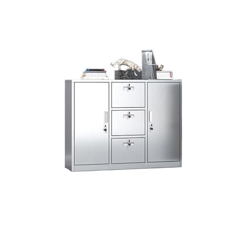 Aktenschränke Großer Aufbewahrungsschrank for Büromöbel, Aktendatenspeicher, Schubladenschrank, Aktenschrank aus Edelstahl 304 Aktenschränke Großer Aufbewahrungsschrank for Büromöbel, Aktendatenspeicher, Schubladenschrank, Aktenschrank aus Edelstahl 304 von LICONG-2020