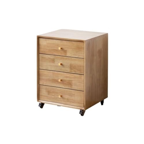 Aktenschränke Multifunktionaler Aktenschrank, einfacher Abnehmbarer Aufbewahrungsorganisator, Nachttisch unter dem Tisch, Schubladenschrank, Schrank mit Vier Schubladen(Yellow) von LICONG-2020