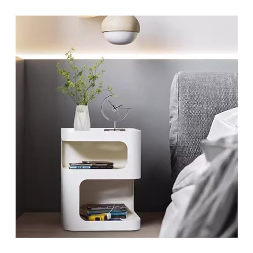 LICONG-2020 Seitenschrank Sofa-Beistelltisch, beweglicher Wohnzimmer-Seitenschrank, minimalistischer Couchtisch, kreativer Teetisch, Schlafzimmer-Nachttisch Eckschrank (Color : A) von LICONG-2020