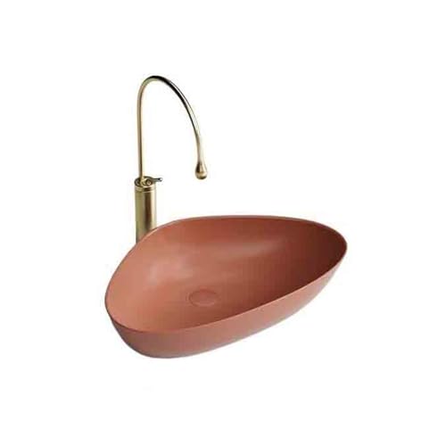 LICONG-2020 Waschtische Personalisierte Dreieck Moderne Kunst Über Zähler Becken Hause Dekoration Badezimmer Waschbecken von LICONG-2020