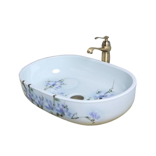 Waschtische Modernes, leichtes Luxus-Keramik-Aufsatzbecken for das Badezimmer von LICONG-2020