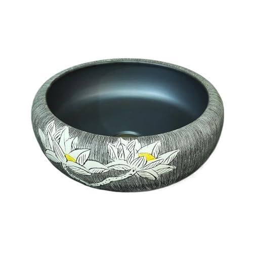 Waschtische Retro Art Aufsatzwaschbecken Licht Luxus Jingdezhen Keramik Kreative Badezimmer Waschbecken von LICONG-2020