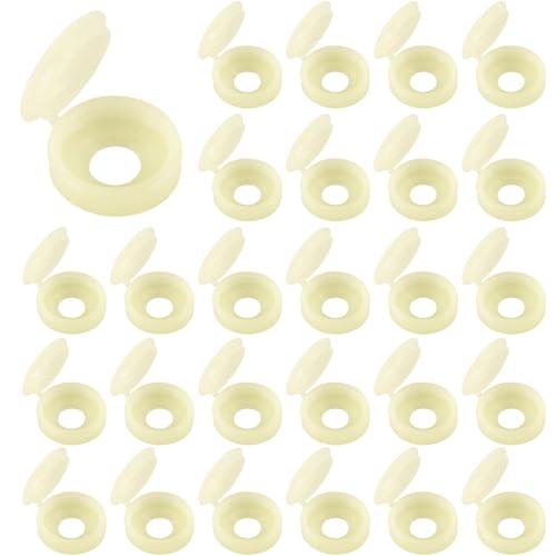 LICQIC Abdeckkappen Für Schrauben, Klapp Schraube Abdeckkappen Kunststoff, Kunststoff-Schraubkappen für Nummer 4-6 Schrauben LICQIC Abdeckkappen Für Schrauben, Klapp Schraube Abdeckkappen Kunststoff, Kunststoff-Schraubkappen für Nummer 4-6 Schrauben von LICQIC