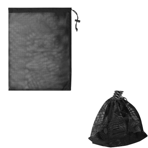 LICQIC Pumpennetzbeutel, Teichpumpe Filterbeutel Aquarium, Filtertasche mit Kordelzug, Pumpen-Barriere Tasche für Wasserteichfilter im Freien von LICQIC
