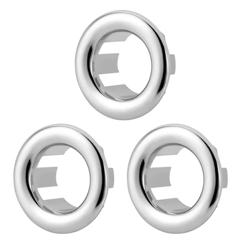 LICQIC Waschbecken Überlauf Abdeckung, Waschbecken Überlauf Ring, für Waschtisch Loch von LICQIC