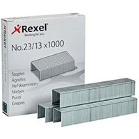 Rexel Heftklammern 23/13 verzinkt Karton mit 1000 Stück von LIDERPAPEL