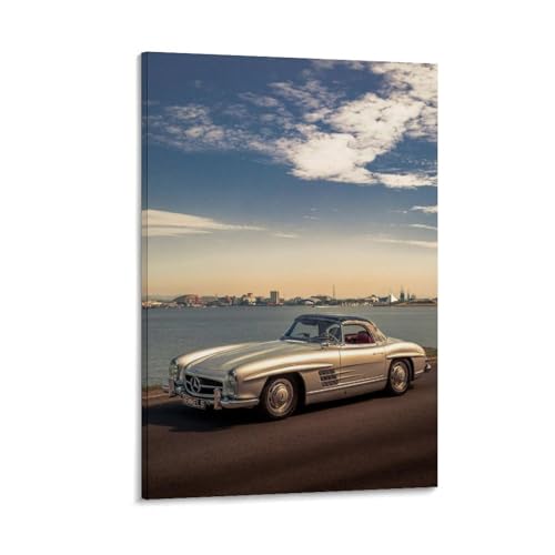 LIDIANWE Mercedes-Benz W198Creativity Into Simple Design Leinwand Gemälde Animationsfilm Leinwand Poster Jugend Dekoratives Heimästhetikposter 50 x 75 cm Rahmenstil-4 von LIDIANWE