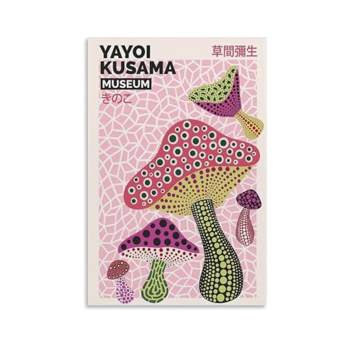 LIDIANWE Yayoi Kusama WorkCreativity Into Simple Design Leinwand Malerei Animationsfilm Leinwand Poster Jugend Dekoratives Heimästhetikposter 60 x 90 cm Unframe-style-1 von LIDIANWE