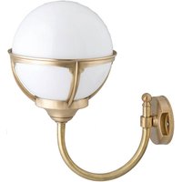 Antike Hoflampe Messing rostfrei ALONNISOS außen von Lido Light Fixture Man. LTD