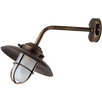 Antike Wandlampe aus Messing IP43 Maritim in Antik Antike Wandlampe aus Messing IP43 Maritim in Antik von Lido Light Fixture Man. LTD