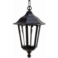 Außen Hängeleuchte Schwarz IP44 Rustikal E27 Laterne von Lido Light Fixture Man. LTD