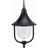 Außen Pendelleuchte Schwarz IP43 Rustikal Aluminium E27 von Lido Light Fixture Man. LTD
