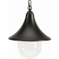 Außen Pendelleuchte Schwarz Ø25cm rund IP43 Rustikal von Lido Light Fixture Man. LTD
