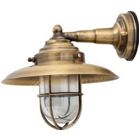 Außen Wandlampe Messing Glas Maritim IP43 Hof Haus Außen Wandlampe Messing Glas Maritim IP43 Hof Haus von Lido