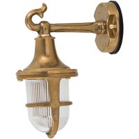 Außen Wandleuchte Messing Maritim IP64 Hof Terrasse von Lido Light Fixture Man. LTD