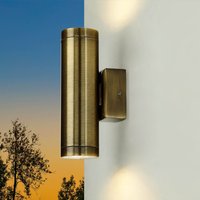 Außen Wandleuchte Up Down aus Messing GU10 IP54 Außen Wandleuchte Up Down aus Messing GU10 IP54 von Lido