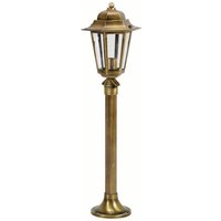 Außenlampe Messing H:73cm Rustikal Weg Garten von Lido Light Fixture Man. LTD