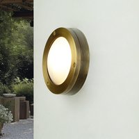 Außenlampe Rund Messing Wand Haus Terrasse von Lido