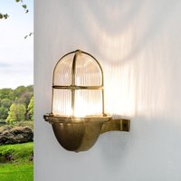 Außenlampe SANTORIN echtes Messing Gitter Schirm von Lido Light Fixture Man. LTD