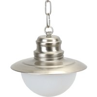 Außenleuchte Terrasse Balkon Glas Messing in Nickel von Lido Light Fixture Man. LTD