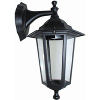 Außenwandlampe Schwarz Rustikal Aluminium IP44 E27 von Lido