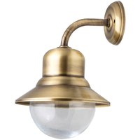 Außenwandleuchte Messing Glas Maritim Hof SAMOS von Lido Light Fixture Man. LTD
