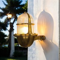 Außenwandleuchte Messing IP64 Maritim Haus SANTORIN von Lido Light Fixture Man. LTD