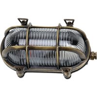 Außenwandleuchte Messing Maritim oval IP64 rostfrei von Lido Light Fixture Man. LTD
