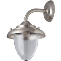 Außenwandleuchte Terrasse Hof Nickel Echt-Messing von Lido Light Fixture Man. LTD