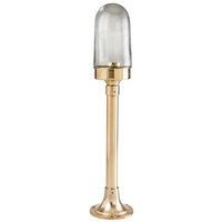 Dekorative Wegeleuchte Messing Glas H:65cm außen von Lido Light Fixture Man. LTD