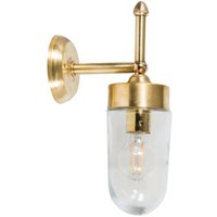 Edle Wandlampe Glas Messing Außen Hof Balkon MILOS von Lido