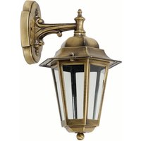 Elegante Wandlampe PRESPES Messing Rustikal IP43 von Lido Light Fixture Man. LTD