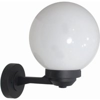 Elegante Wandlampe außen Schwarz Weiß Kugelschirm IP43 Elegante Wandlampe außen Schwarz Weiß Kugelschirm IP43 von Lido Light Fixture Man. LTD