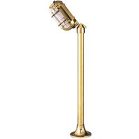 Gartenbeleuchtung Messing H:85cm Weg Terrasse von Lido Light Fixture Man. LTD
