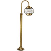 Gartenbeleuchtung Messing Maritim H:85cm außen Weg von Lido Light Fixture Man. LTD