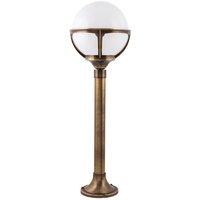 Gartenlampe ALONNISOS Messing in antik H:69cm Gartenlampe ALONNISOS Messing in antik H:69cm von Lido