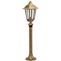 Gartenleuchte SITIA Messing H:74cm Rustikal außen von Lido Light Fixture Man. LTD