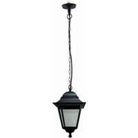 Hängeleuchte Außen IP44 Schwarz Rustikal Aluminium E27 von Lido Light Fixture Man. LTD