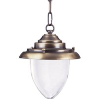 Hängeleuchte Außen Messing Glas Schirm Ø18cm Balkon Hängeleuchte Außen Messing Glas Schirm Ø18cm Balkon von Lido