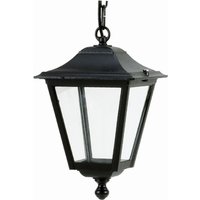 Hängeleuchte außen IP44 Rustikal Aluminium Schwarz E27 von Lido Light Fixture Man. LTD
