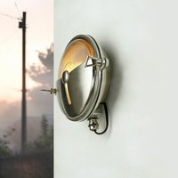 Maritime Außenleuchte Messing Ø18cm IP64 in Nickel Maritime Außenleuchte Messing Ø18cm IP64 in Nickel von Lido