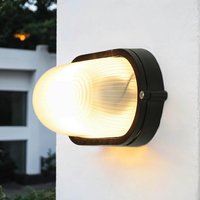Maritime Außenwandleuchte IP44 B:21cm Schwarz Weiß E27 Maritime Außenwandleuchte IP44 B:21cm Schwarz Weiß E27 von Lido