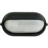 Maritime Außenwandleuchte IP44 oval B:21cm Schwarz Weiß Maritime Außenwandleuchte IP44 oval B:21cm Schwarz Weiß von Lido