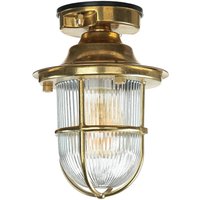 Messing Deckenleuchte außen IP54 Maritim Terrasse von Lido Light Fixture Man. LTD