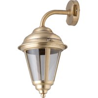 Messing Wandlampe IP43 Rustikal Außen Hof Haus von Lido Light Fixture Man. LTD