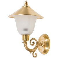 Messing Wandleuchte IP23 Rustikal außen Premium von Lido Light Fixture Man. LTD