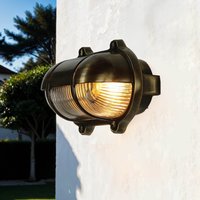 Messing Wandleuchte oval IP64 Maritim außen von Lido Light Fixture Man. LTD