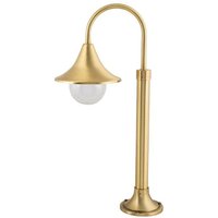 Messinglampe VOLOS Garten Weg H:65cm E27 rostfrei von Lido Light Fixture Man. LTD