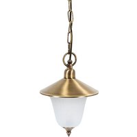 Pendelleuchte Außen Messing Glas IP23 Rustikal von Lido Light Fixture Man. LTD